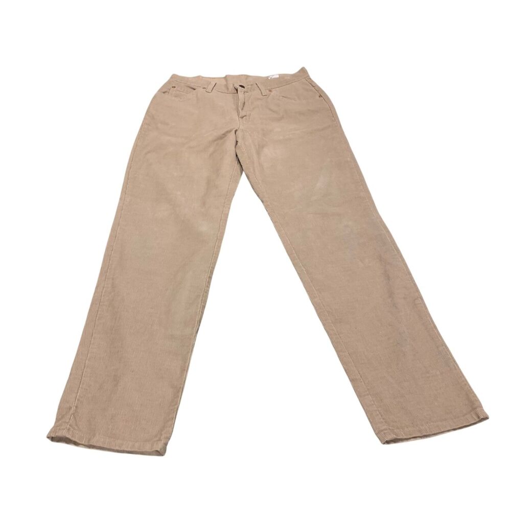 Vintage Levis Womens 941 Brown Corduroy Classic Fit Straight Leg Pants 12 USA